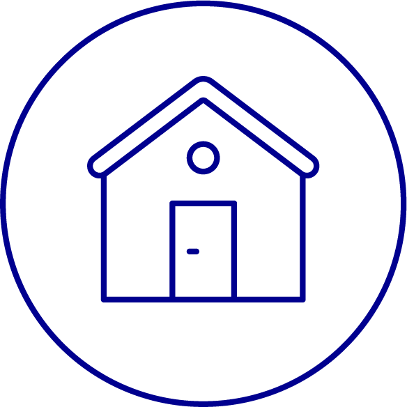 illustration of a house icon