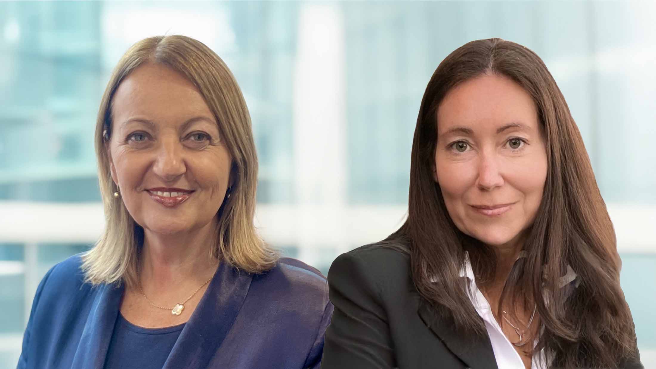 Amanda Vaughan, Chief People Officer at AXA UK and Ireland and Louise Isaacs, Chief Customer and Communications Officer at AXA UK and Ireland
