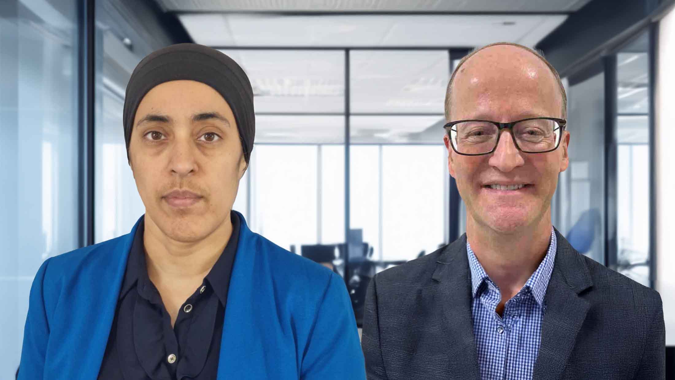 Gurinder Aulakh, Pricing Director at AXA Commercial and Jean-Sébastien Lagacé, Reinsurance Director at AXA Commercial