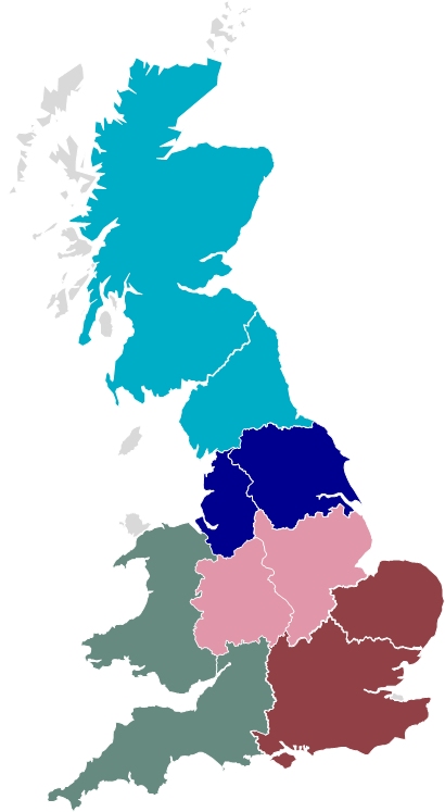 Map of the UK