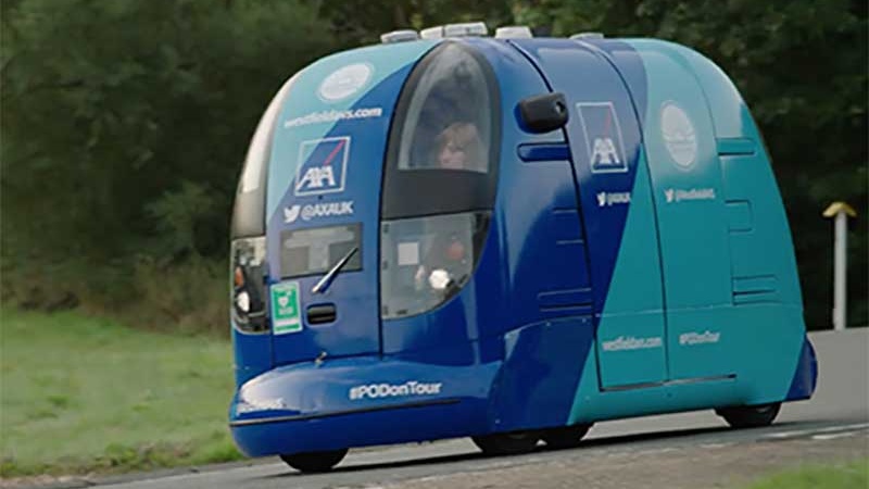 AXA driverless car