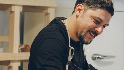 A cafe owner