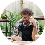 Helps enforce healthy habits into your daily work-life icon