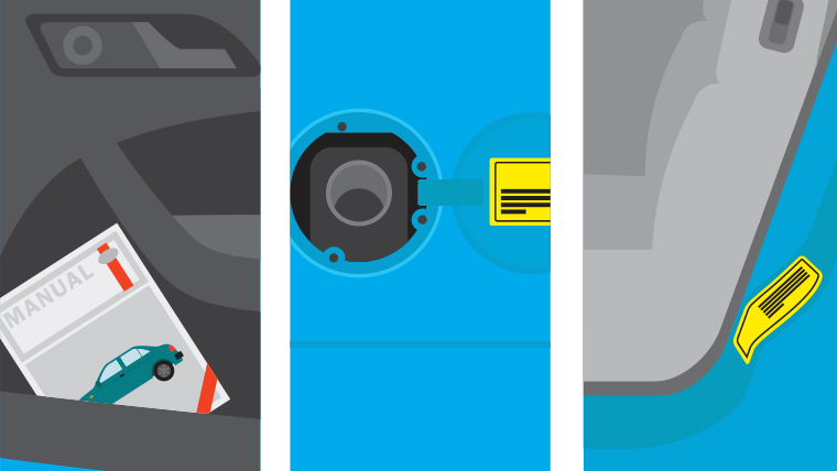 If you're unsure of the right level for your car, you can find out what it should be in several places