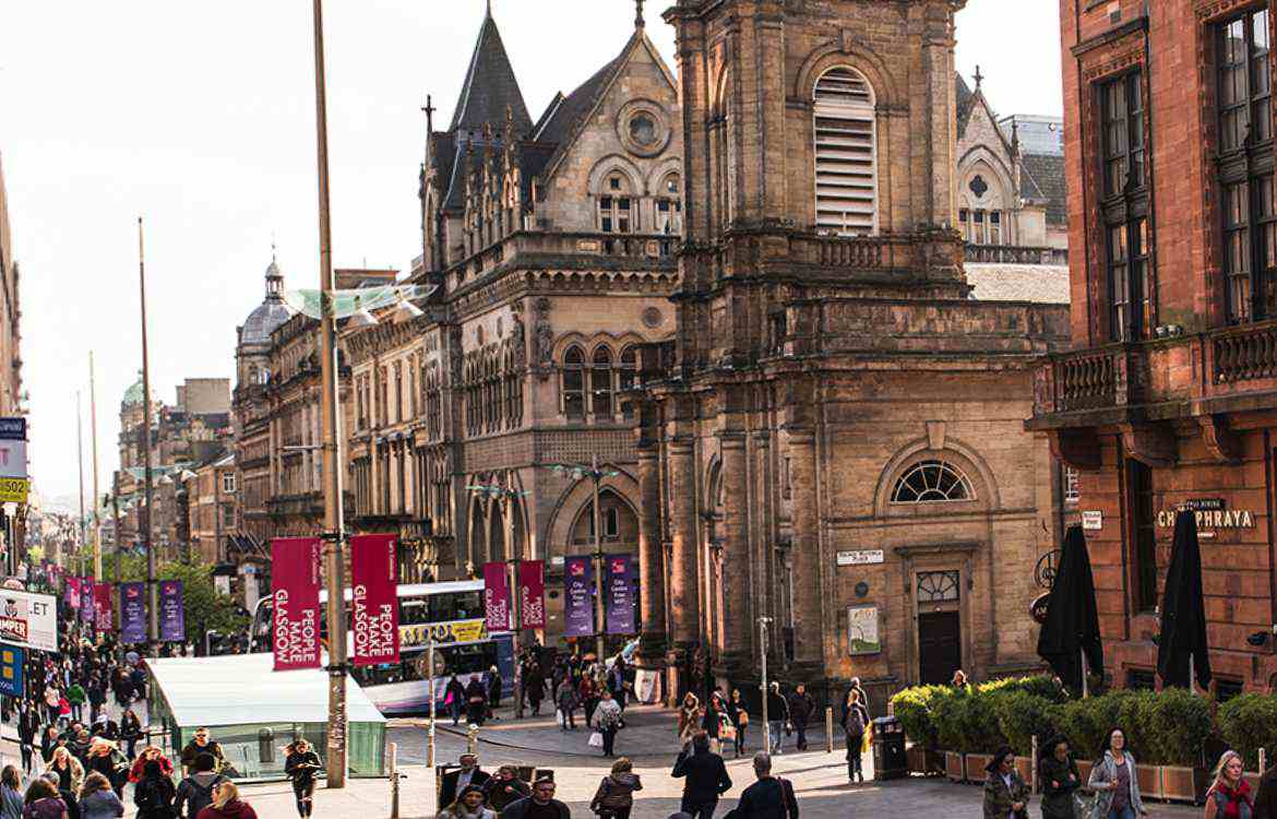 Changing Glasgow Retail shops