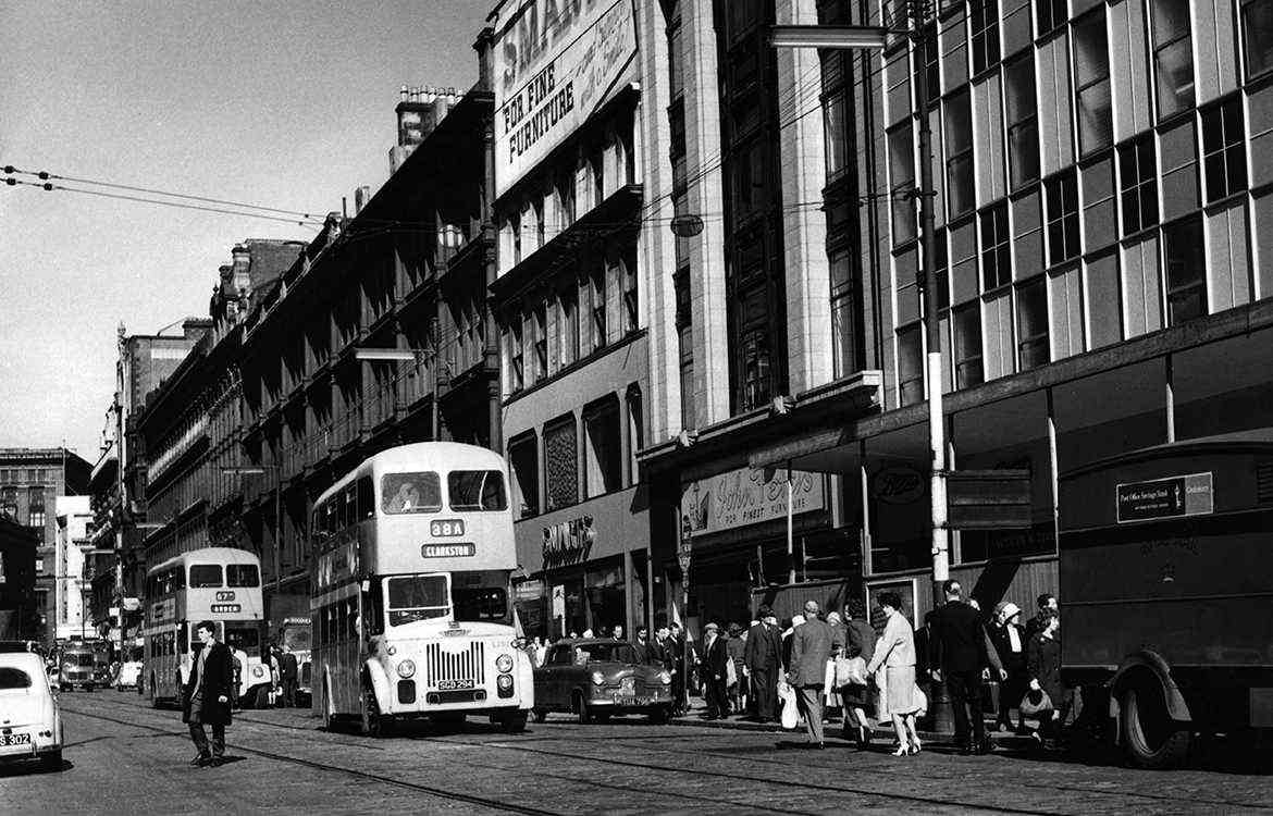 Changing Glasgow Retail shops