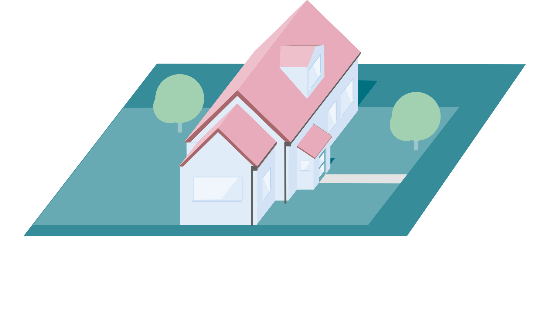 Infographic of a house