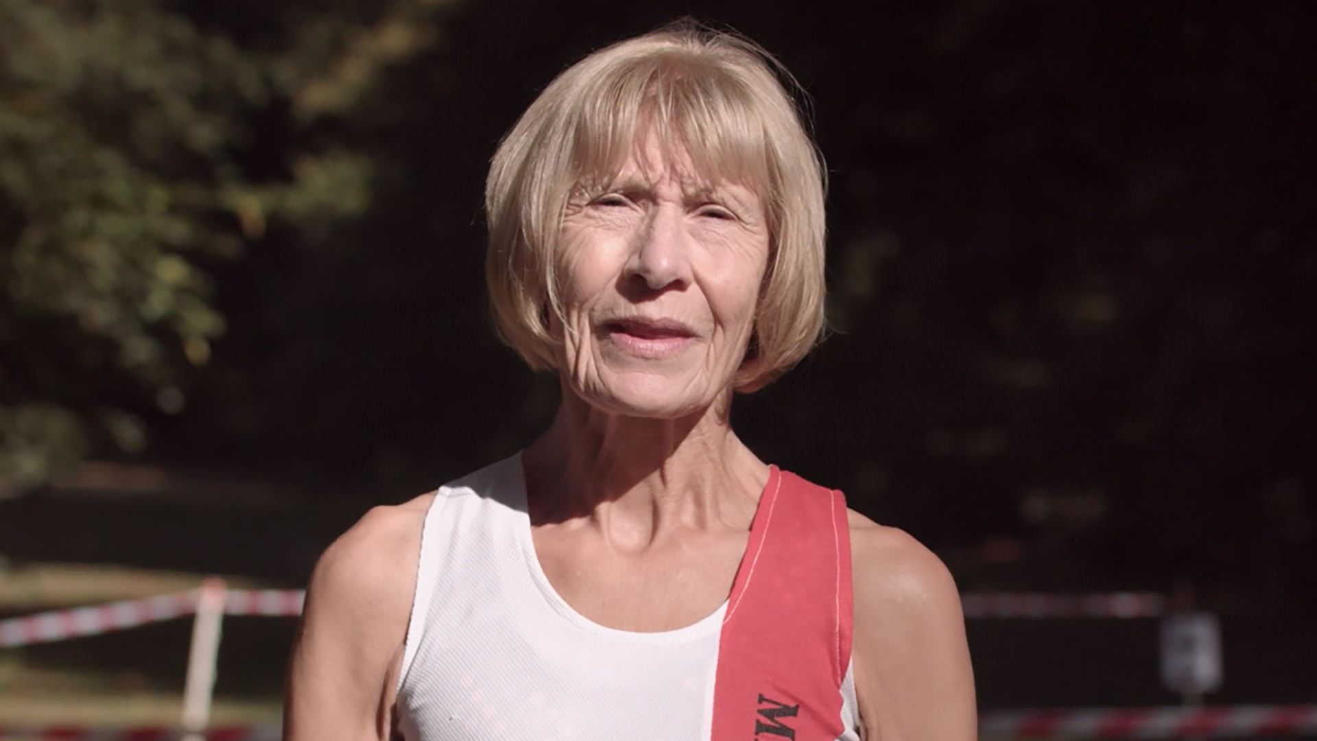 A front-on picture of Angela