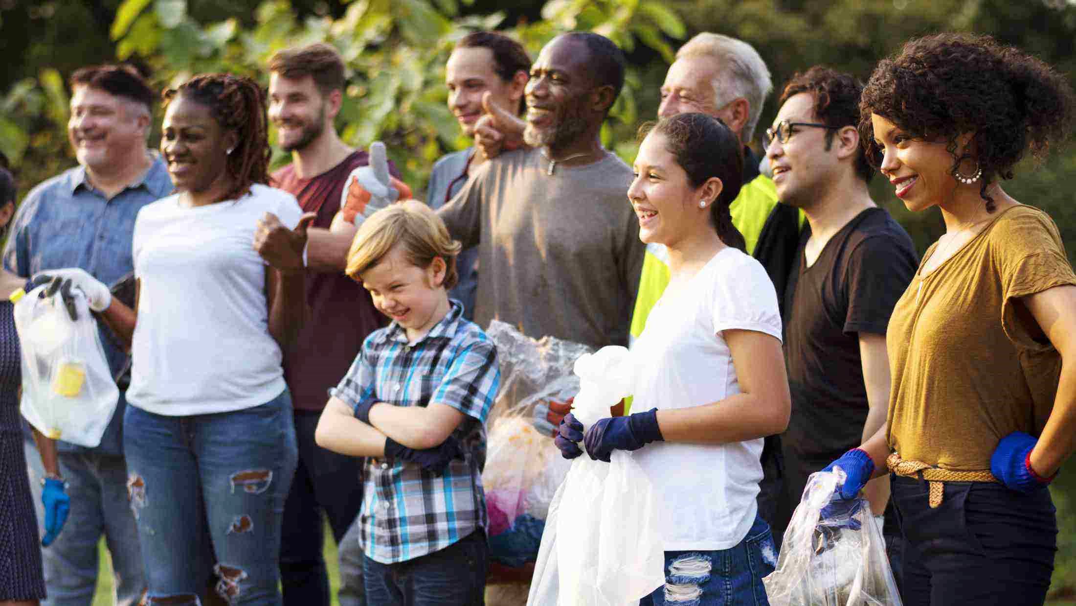 Group of volunteers