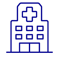 Icon of a hospital building