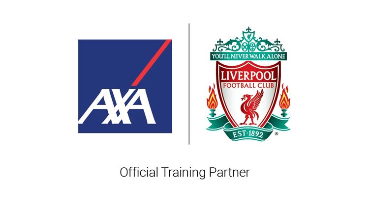 AXA - Official Principal Partner of Liverpool Football Club lockup