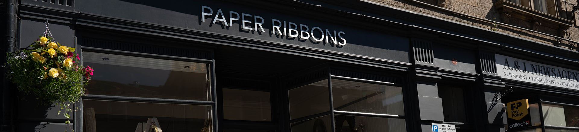 Paper Ribbons Shopfront
