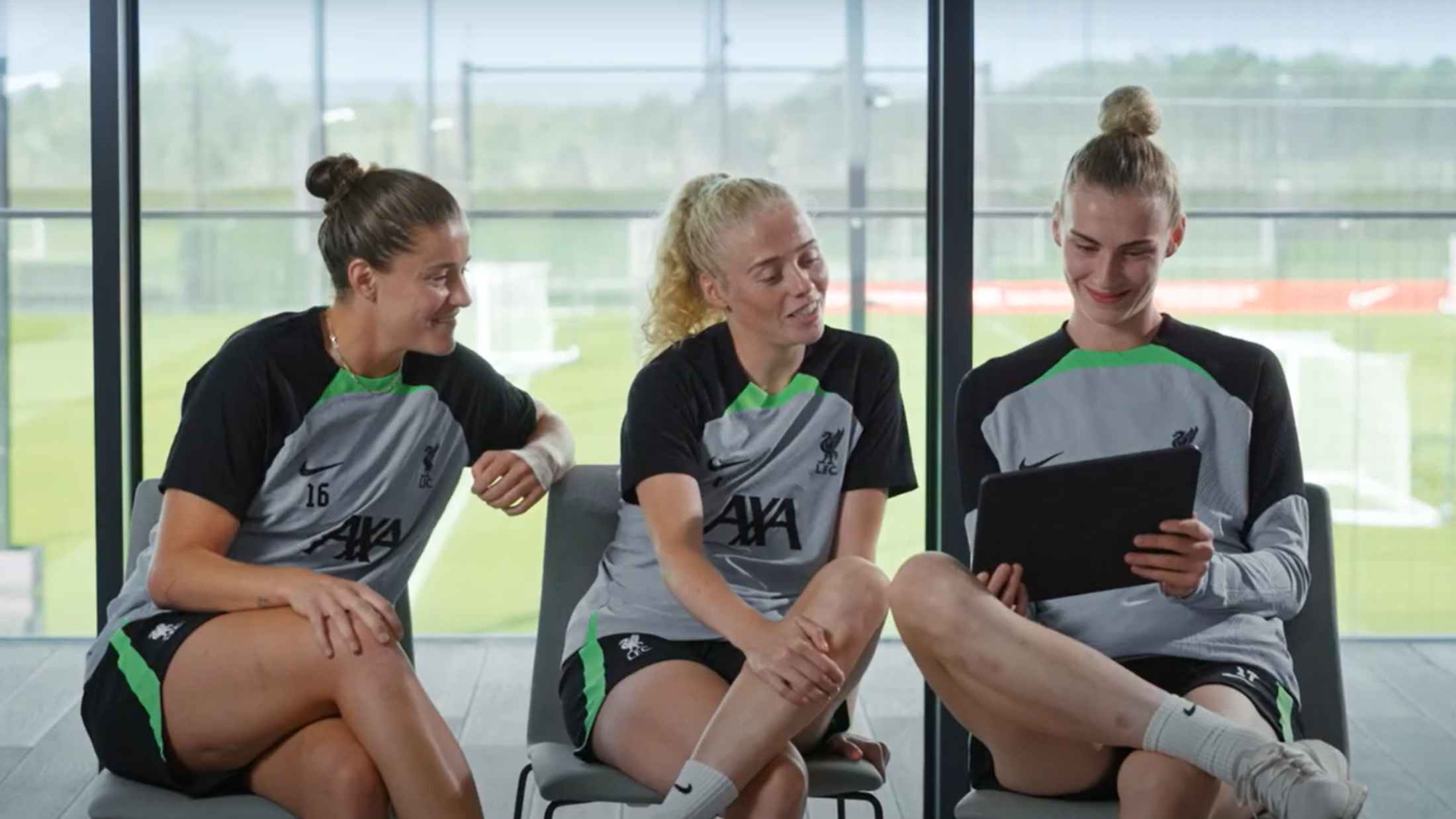 Interview with the Liverpool women's team