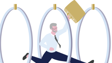 Jump through hoops