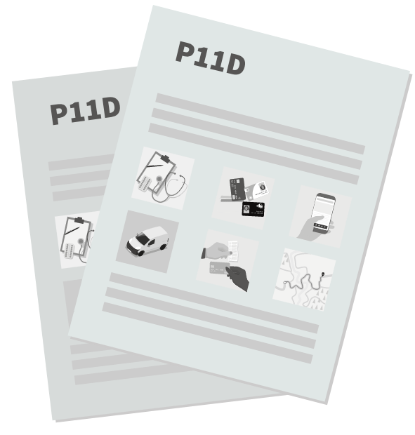 Illustration of a P11D document