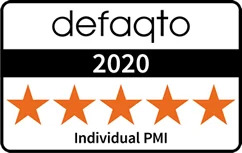 Defaqto 5 star rating for individual private medical insurance, 2020