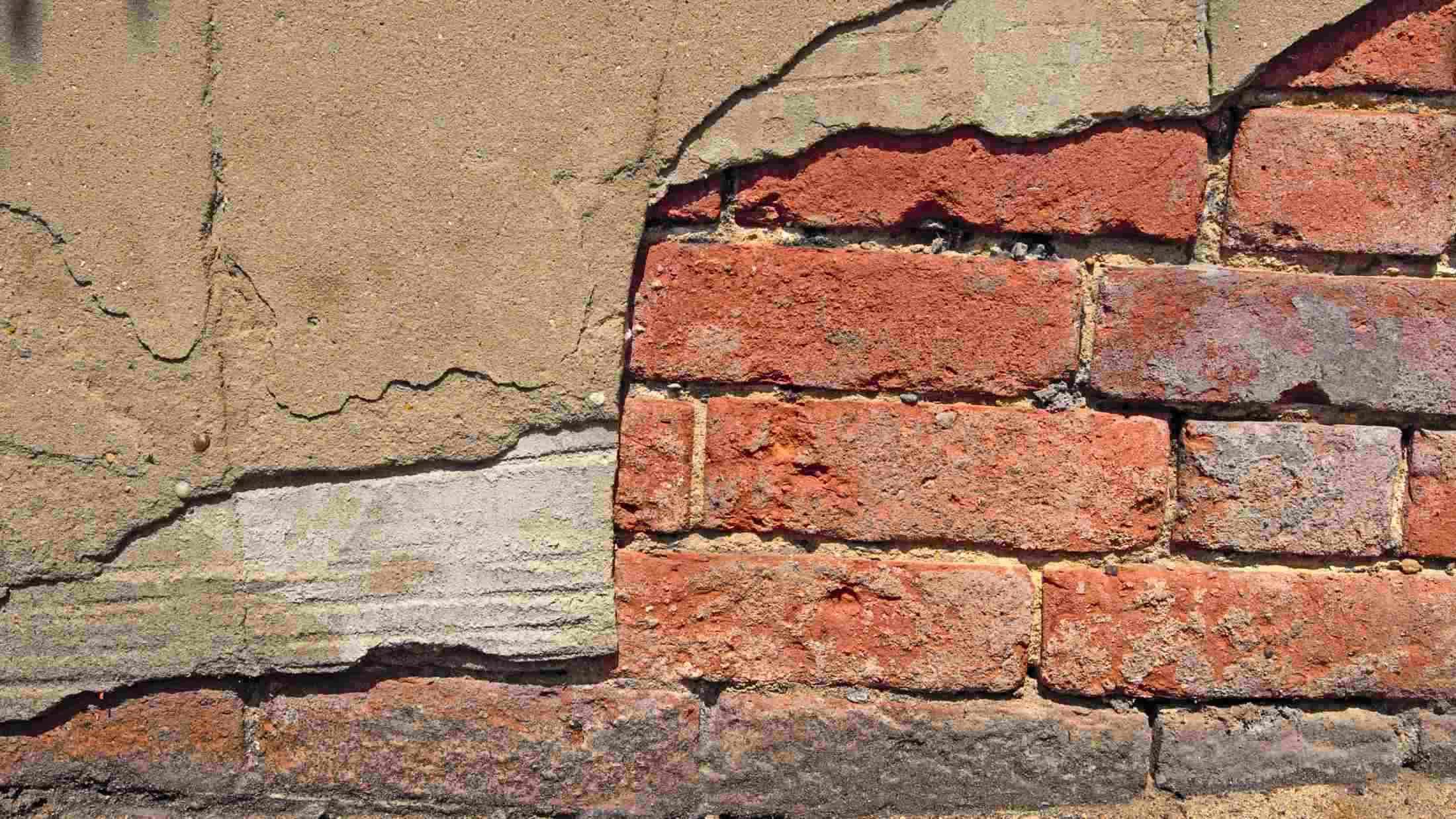 Close up of a brick wall