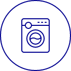 icon of a clothes laundry machine