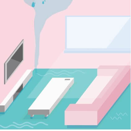 escape of water