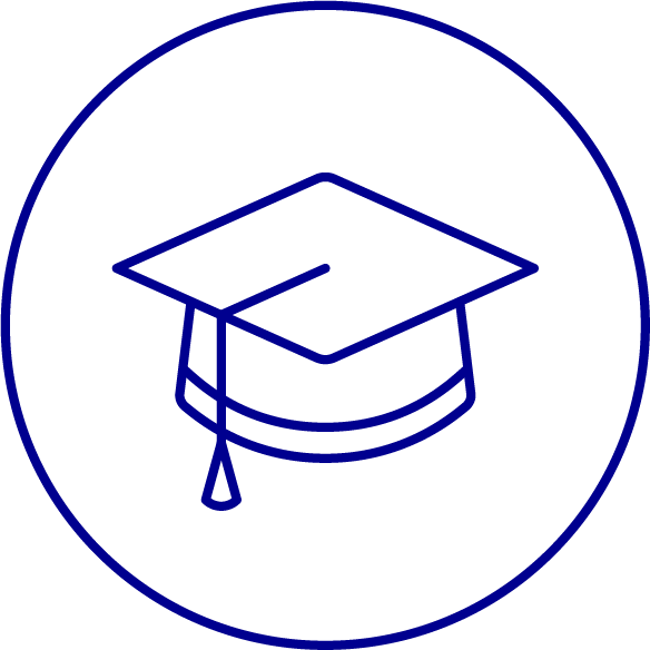 Graduation cap icon