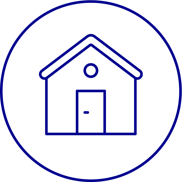 illustration of a house icon