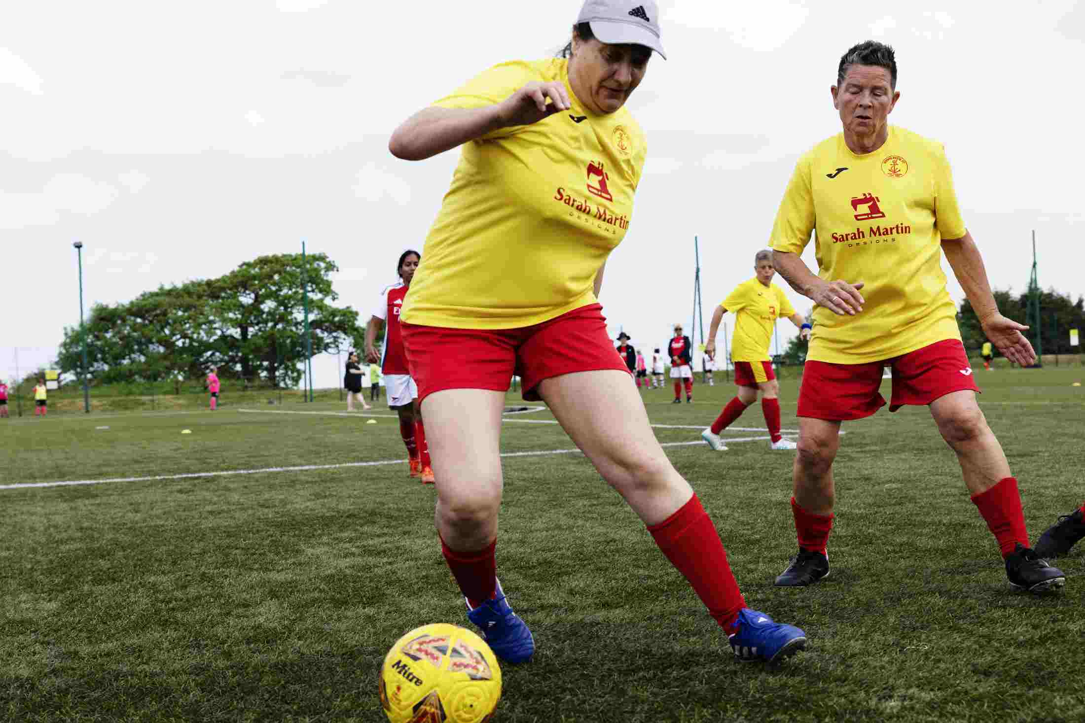 football team training