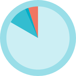 A pie chart