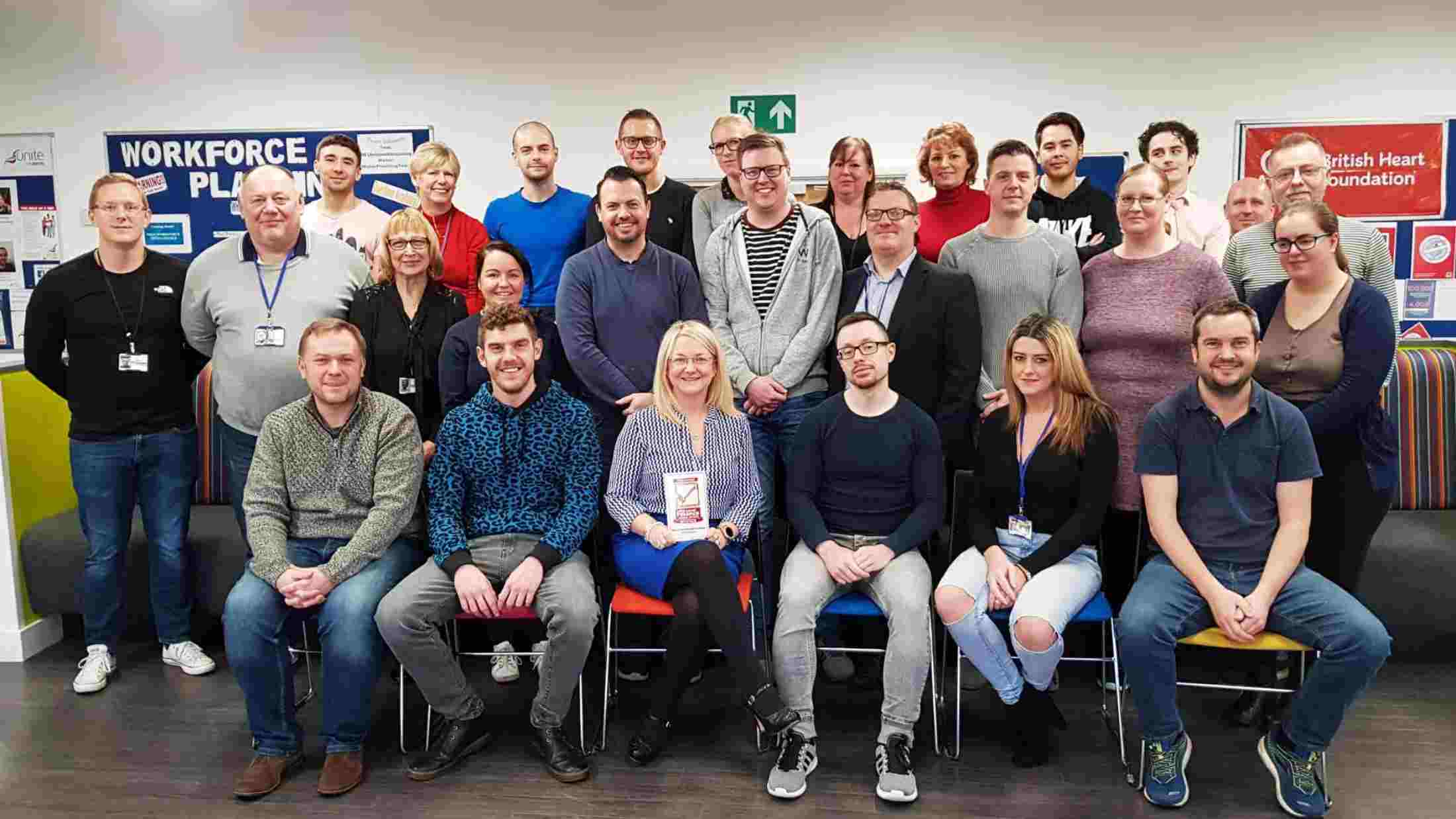 Photo AXA Home Insurance team who won best home insurer award at the Personal Finance Awards 2019