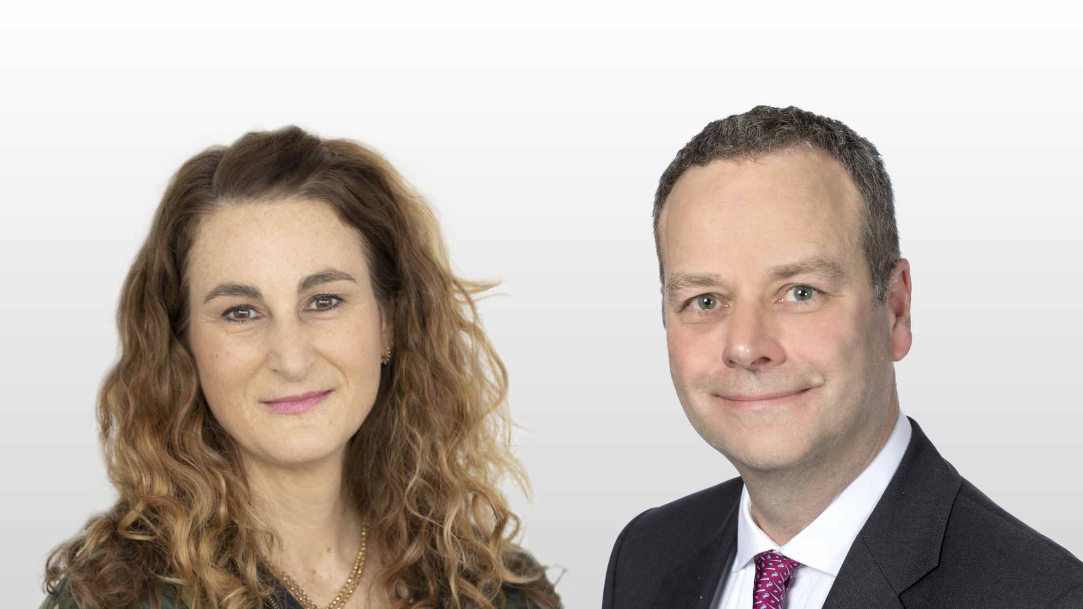 Emily Coupland and Edward Davis, General Counsel, AXA UK and Ireland