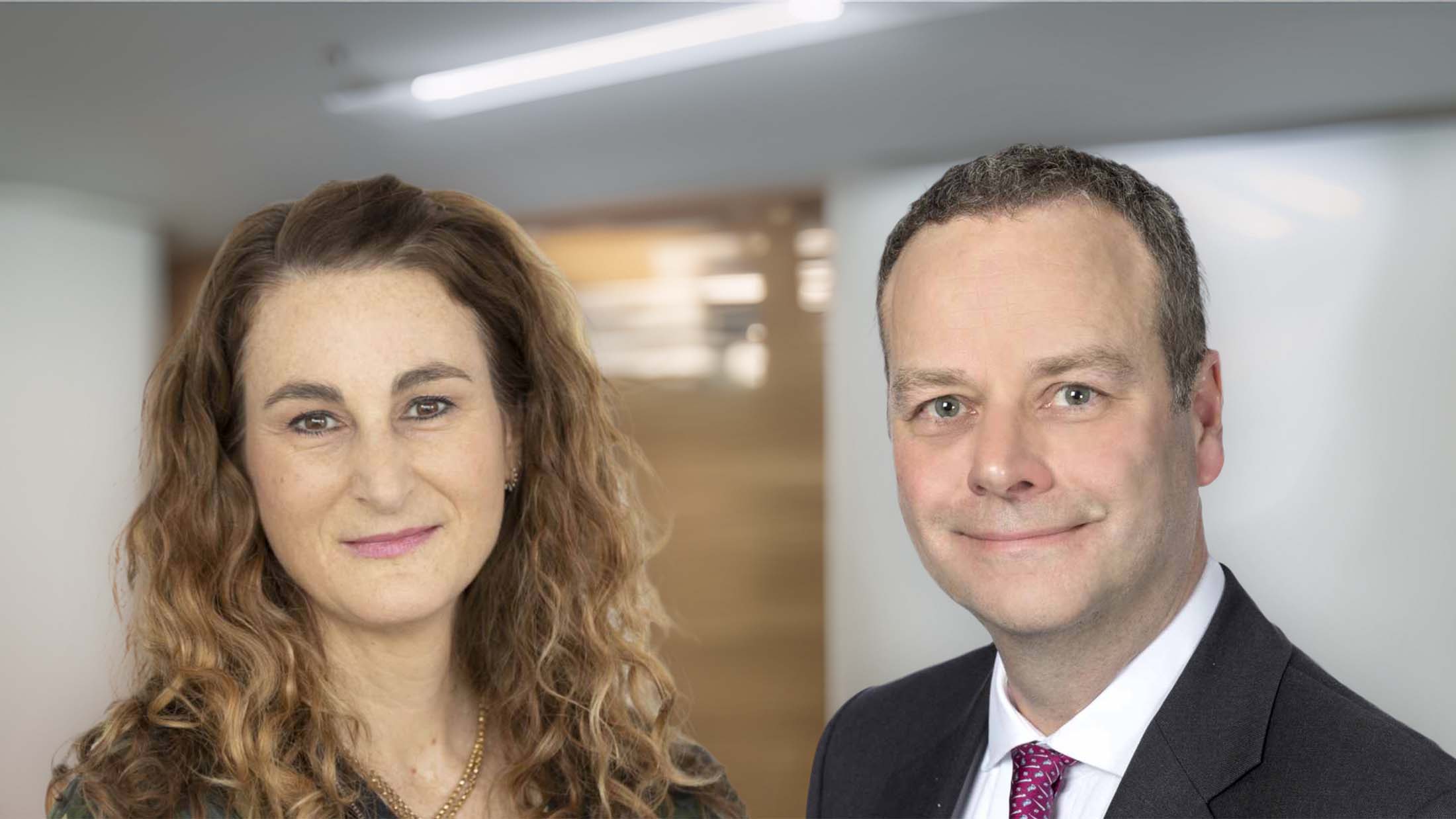 Emily Coupland, General Counsel and Edward Davis, Former General Counsel at AXA UK and Ireland